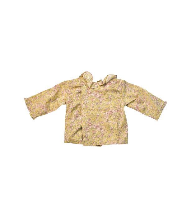 A Brown Long Sleeve Tops from Bonpoint in size 3T for girl. (Back View)