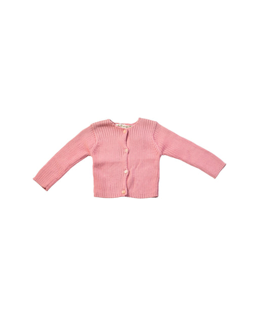 A Pink Cardigans from Bonpoint in size 3-6M for girl. (Front View)