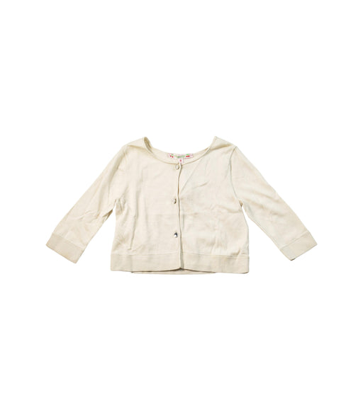 A Ivory Cardigans from Bonpoint in size 4T for girl. (Front View)