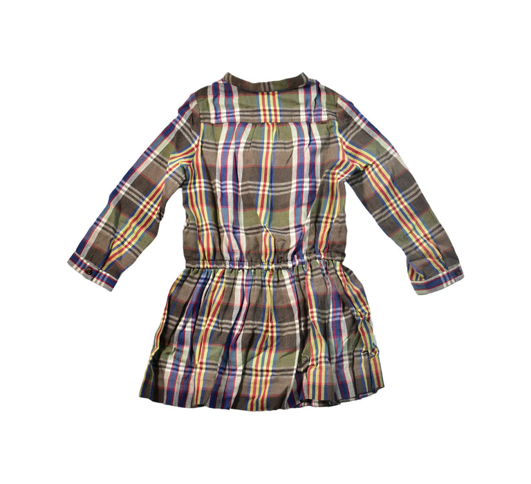 A Multicolour Long Sleeve Dresses from Bonpoint in size 4T for girl. (Back View)