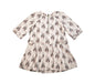 A Beige Long Sleeve Dresses from Bonpoint in size 3T for girl. (Back View)