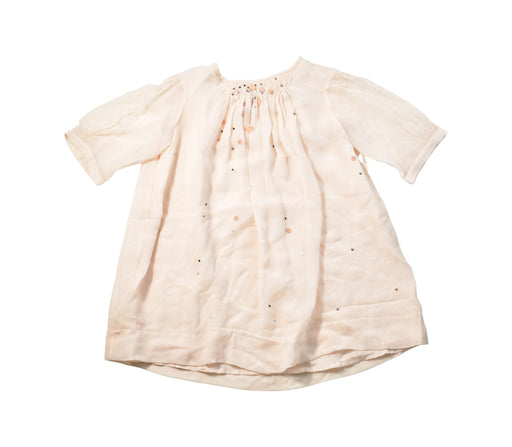 A Pink Long Sleeve Dresses from Bonpoint in size 4T for girl. (Front View)