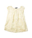 A Yellow Short Sleeve Dresses from Bonpoint in size 4T for girl. (Front View)