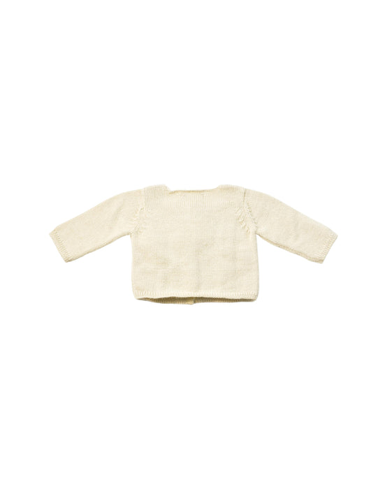 A Beige Cardigans from Bonpoint in size 0-3M for girl. (Back View)