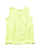 A Yellow Sleeveless Tops from Bonpoint in size 3T for girl. (Back View)