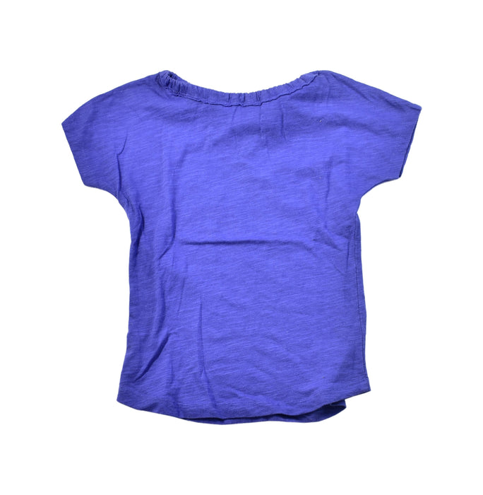 A Blue Short Sleeve Tops from Bonpoint in size 3T for girl. (Front View)