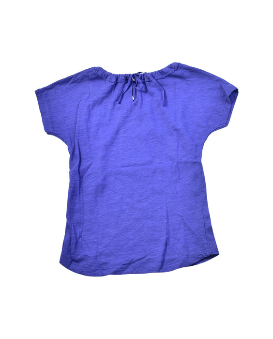 A Blue Short Sleeve Tops from Bonpoint in size 3T for girl. (Back View)