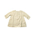 A Beige Long Sleeve Dresses from Bonpoint in size 3-6M for girl. (Front View)