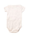 A Pink Short Sleeve Bodysuits from Bonpoint in size 0-3M for neutral. (Back View)
