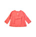 A Pink Long Sleeve Tops from Bonpoint in size 3T for girl. (Front View)
