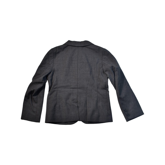 A Grey Blazers from Bonpoint in size 6T for boy. (Back View)