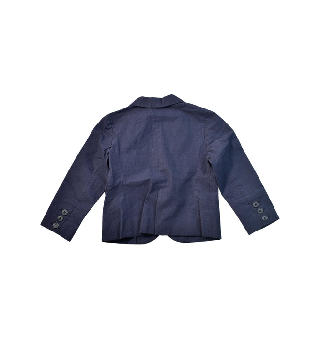 A Navy Blazers from Bonpoint in size 3T for boy. (Back View)