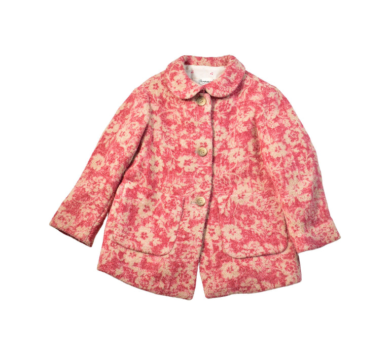 A Pink Lightweight Jackets from Bonpoint in size 4T for neutral. (Front View)