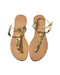 A  Sandals from Bonpoint in size 7Y for girl. (Front View)