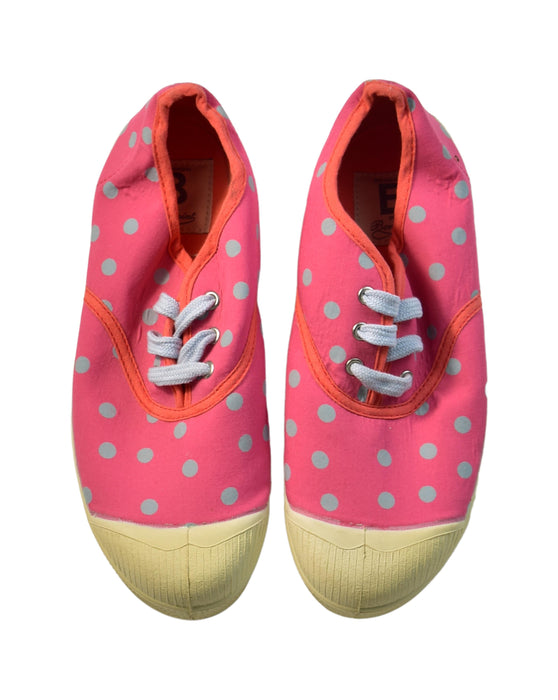 A Pink Sneakers from Bensimon Bonpoint in size 6T for girl. (Front View)