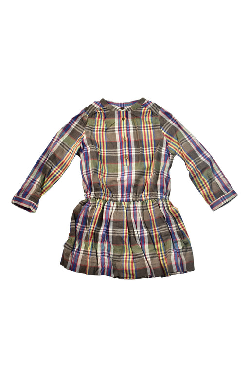 A Multicolour Long Sleeve Dresses from Bonpoint in size 4T for girl. (Front View)