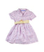 A Purple Short Sleeve Dresses from Gingersnaps in size 2T for girl. (Front View)