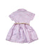 A Purple Short Sleeve Dresses from Gingersnaps in size 2T for girl. (Back View)