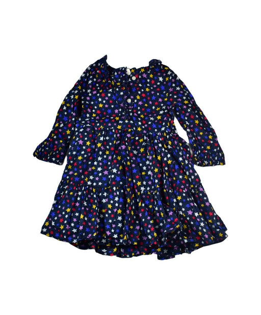 A Navy Long Sleeve Dresses from Crewcuts in size 2T for girl. (Front View)