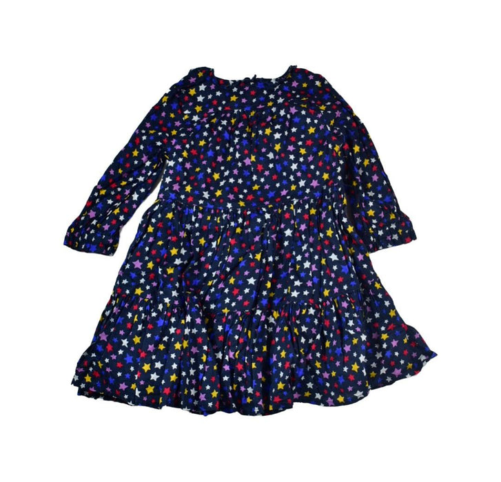 A Navy Long Sleeve Dresses from Crewcuts in size 2T for girl. (Back View)