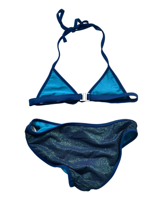 A Green Bikinis from Lison Paris in size 6T for girl. (Back View)