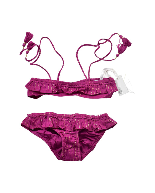 A Purple Bikinis from Lison Paris in size 2T for girl. (Front View)