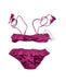 A Purple Bikinis from Lison Paris in size 2T for girl. (Front View)