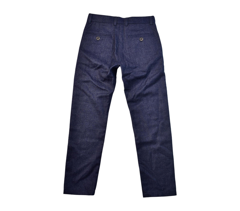 A Blue Dress Pants from Bonpoint in size 6T for boy. (Back View)