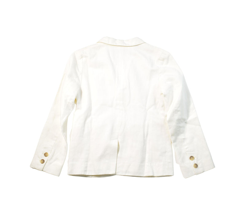 A White Blazers from Bonpoint in size 8Y for boy. (Back View)