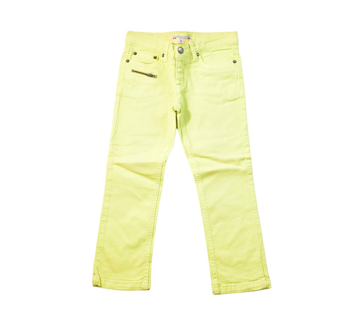 A Yellow Casual Pants from Bonpoint in size 3T for neutral. (Front View)
