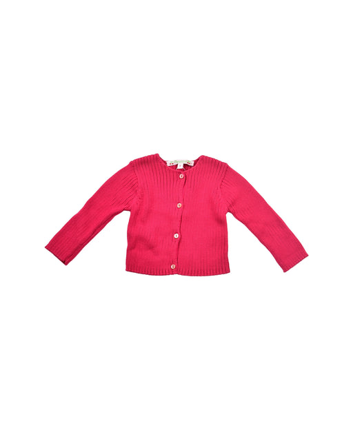 A Pink Cardigans from Bonpoint in size 3-6M for girl. (Front View)