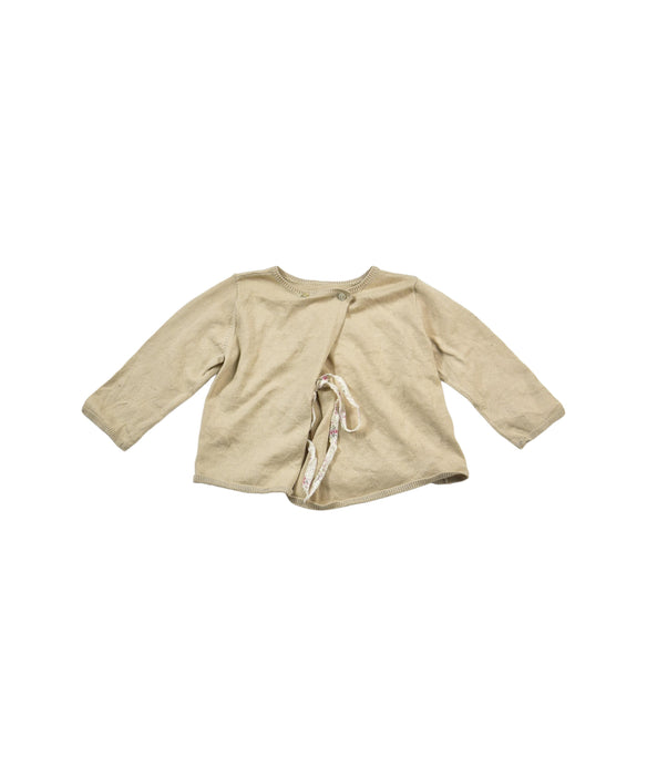 A Beige Cardigans from Bonpoint in size 3-6M for girl. (Back View)