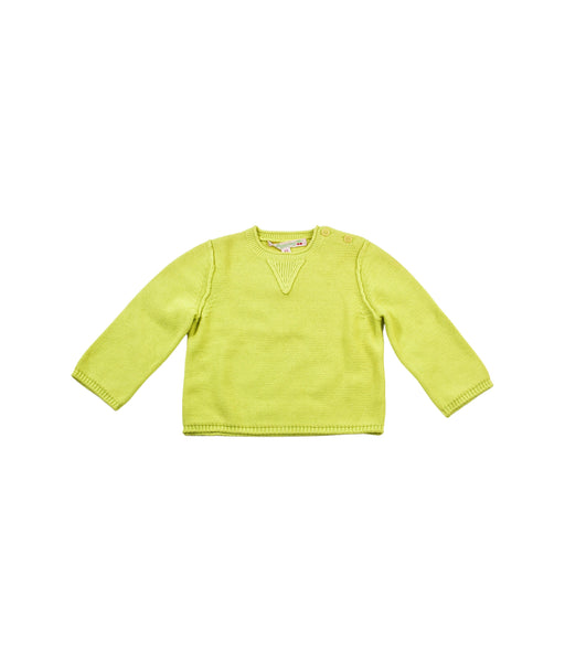 A Yellow Crewneck Sweatshirts from Bonpoint in size 12-18M for neutral. (Front View)