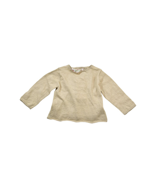 A Beige Cardigans from Bonpoint in size 3-6M for girl. (Front View)