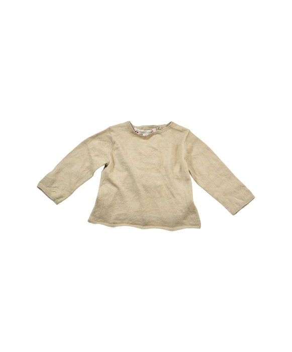 A Beige Cardigans from Bonpoint in size 3-6M for girl. (Front View)