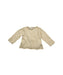 A Beige Cardigans from Bonpoint in size 3-6M for girl. (Front View)