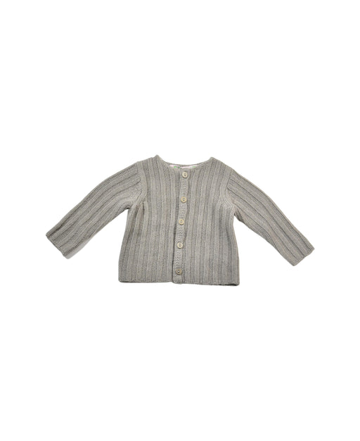 A Grey Cardigans from Bonpoint in size 3-6M for girl. (Front View)