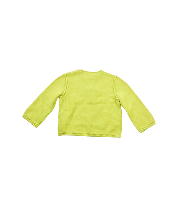 A Yellow Crewneck Sweatshirts from Bonpoint in size 12-18M for neutral. (Back View)