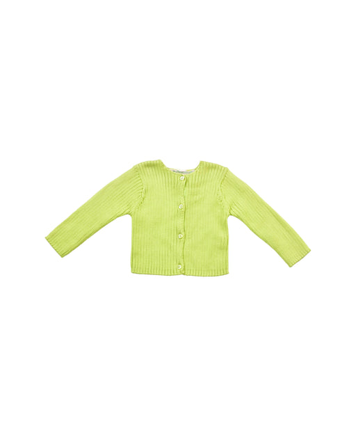 A Green Cardigans from Bonpoint in size 6-12M for girl. (Front View)