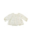 A Ivory Long Sleeve Tops from Bonpoint in size 0-3M for girl. (Back View)