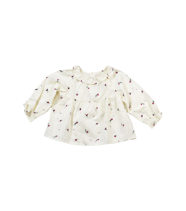 A Multicolour Long Sleeve Tops from Bonpoint in size 3-6M for girl. (Front View)