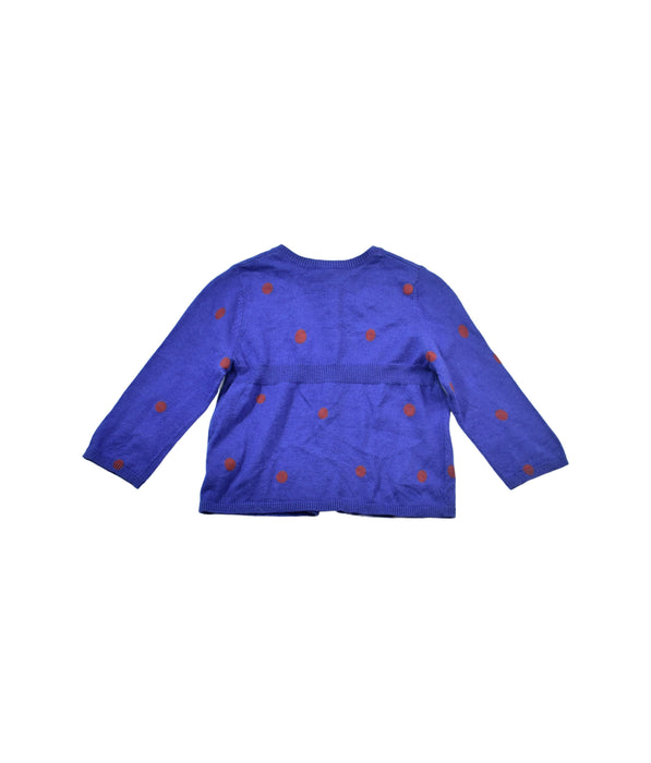 A Blue Cardigans from Bonpoint in size 3-6M for girl. (Back View)