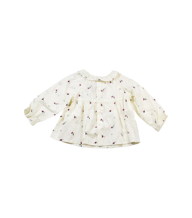 A Multicolour Long Sleeve Tops from Bonpoint in size 3-6M for girl. (Back View)