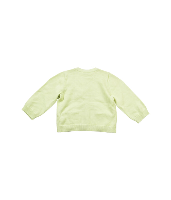 A Yellow Cardigans from Bonpoint in size 12-18M for girl. (Back View)