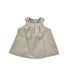 A Taupe Sleeveless Tops from Bonpoint in size 3-6M for girl. (Front View)