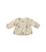 A Grey Long Sleeve Tops from Bonpoint in size 6-12M for girl. (Back View)