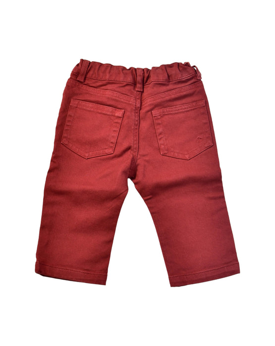 A Red Casual Pants from Bonpoint in size 3-6M for neutral. (Back View)