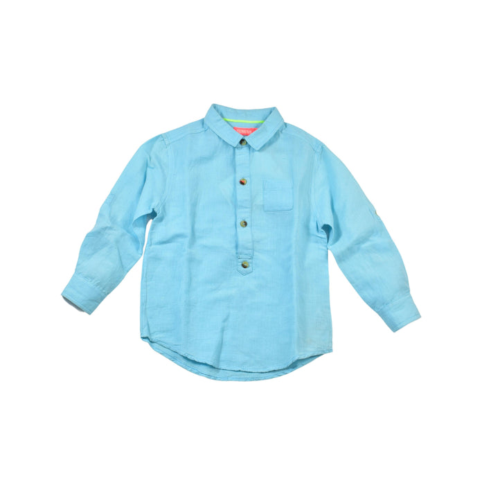 A Blue Shirts from Sunuva in size 2T for boy. (Front View)