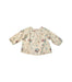 A Grey Long Sleeve Tops from Bonpoint in size 6-12M for girl. (Front View)