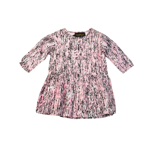 A Pink Long Sleeve Dresses from Finger in the Nose in size 2T for girl. (Front View)